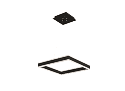 ÇİFT YÖNLÜ KARE DEKORATİF SARKIT AYDINLATMA